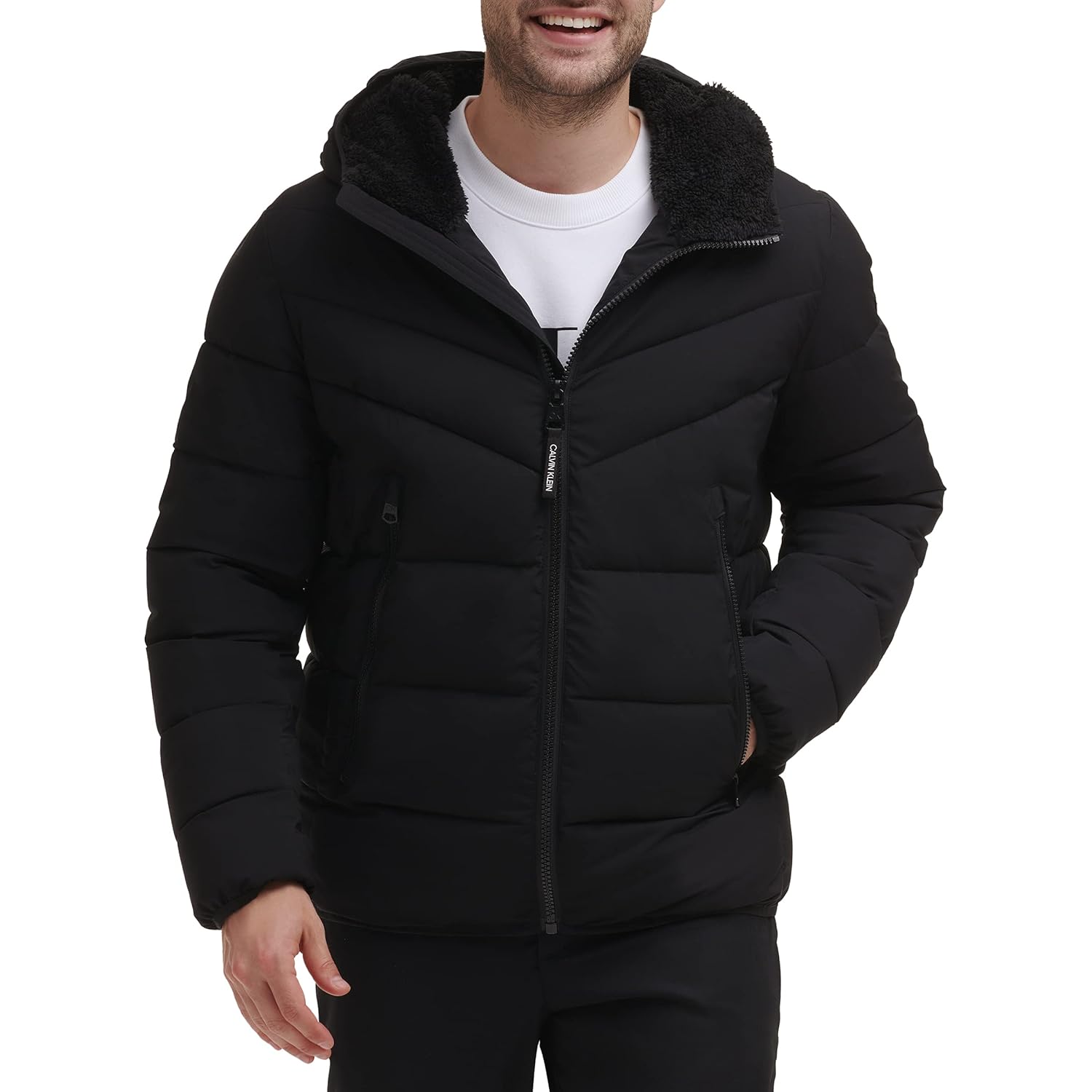 Calvin Klein Heren Alternative dons puffer jas with