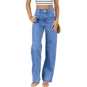 Sidefeel Dames jeans high-waist straight Leg Stretchy jeans