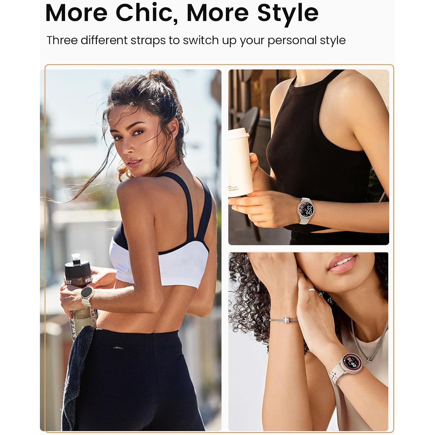 Smart horloge for Dames(Answer/Make Calls), 1.27'' AMOLED Screen - Image 8