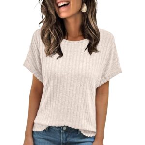 AUTOMET Dames Textured shirt Fall Sweaters Loose Fit