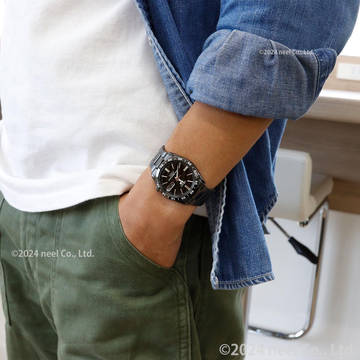 Seiko heren horloge 5 snke03-4 - Image 4