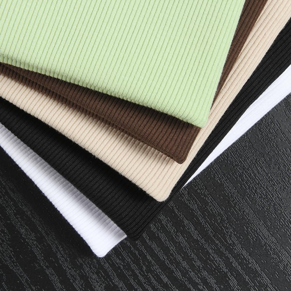 Artfish Dames Scoop Neck mouwloos Knit geribd Fitted - Image 4