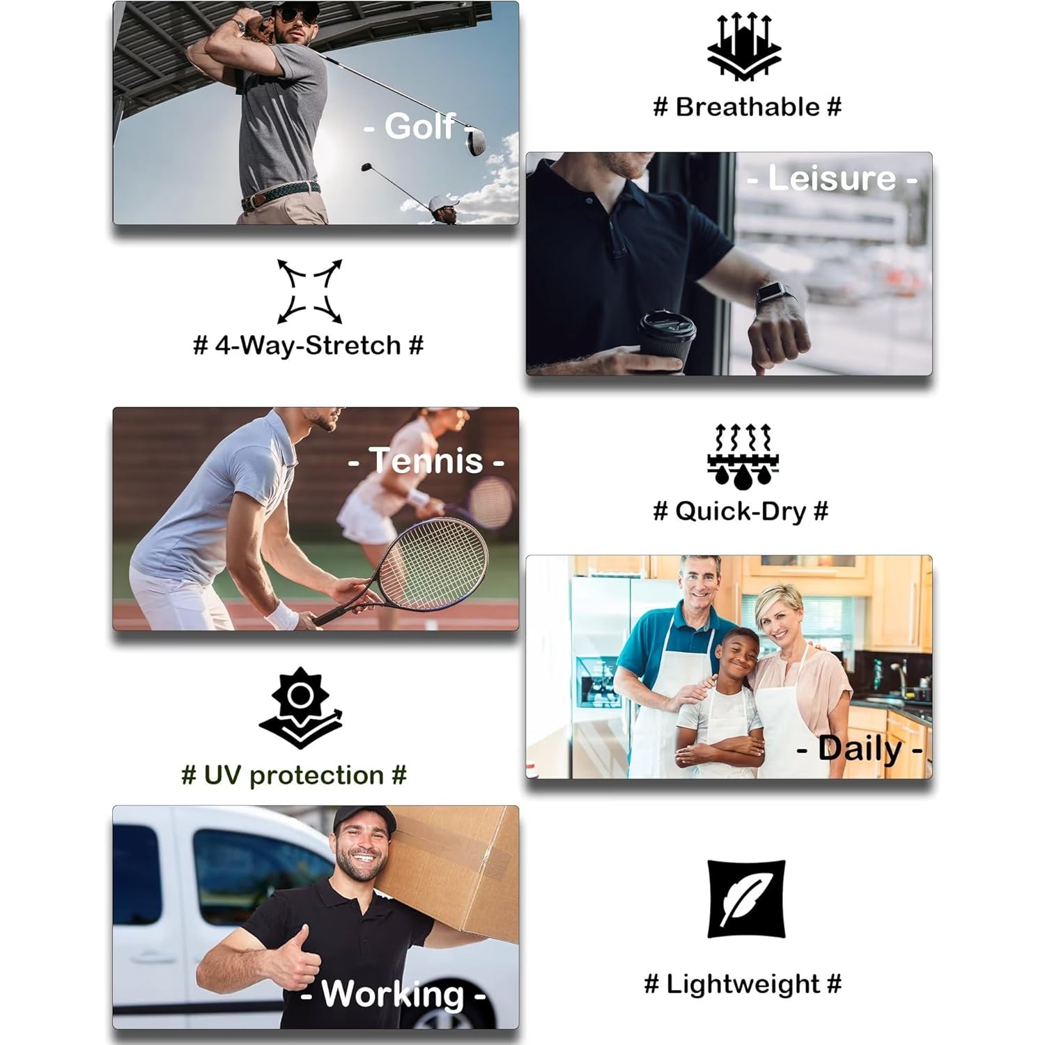 Heren polo shirt korte mouw basic comfort dagelijks 2 - Image 6