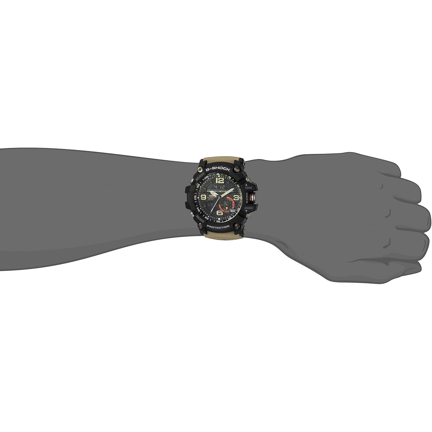 Casio heren gg-1000-1a5cr g shock analoog-digitaal display quartz - Image 2
