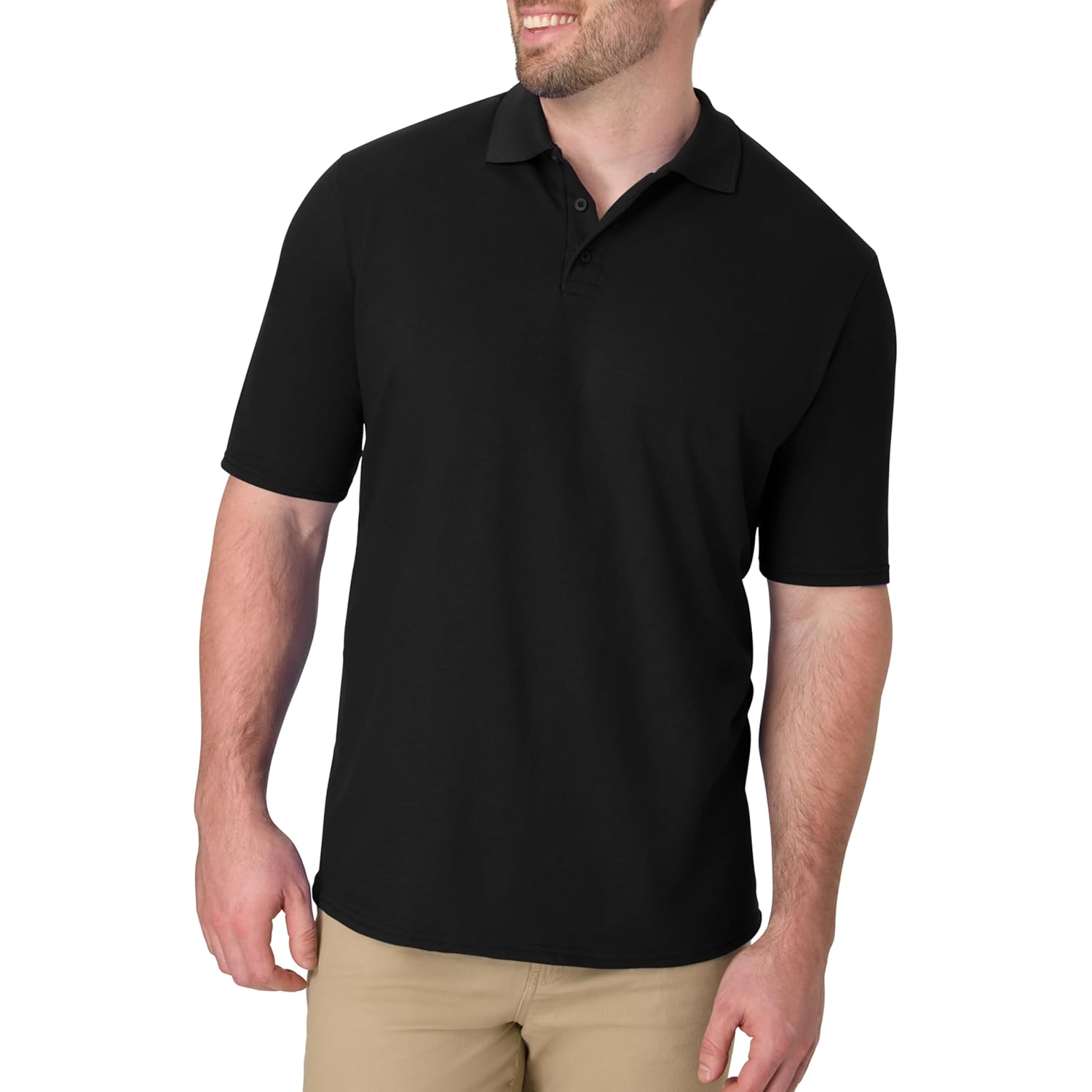Heren polo shirt korte mouw basic comfort dagelijks 4