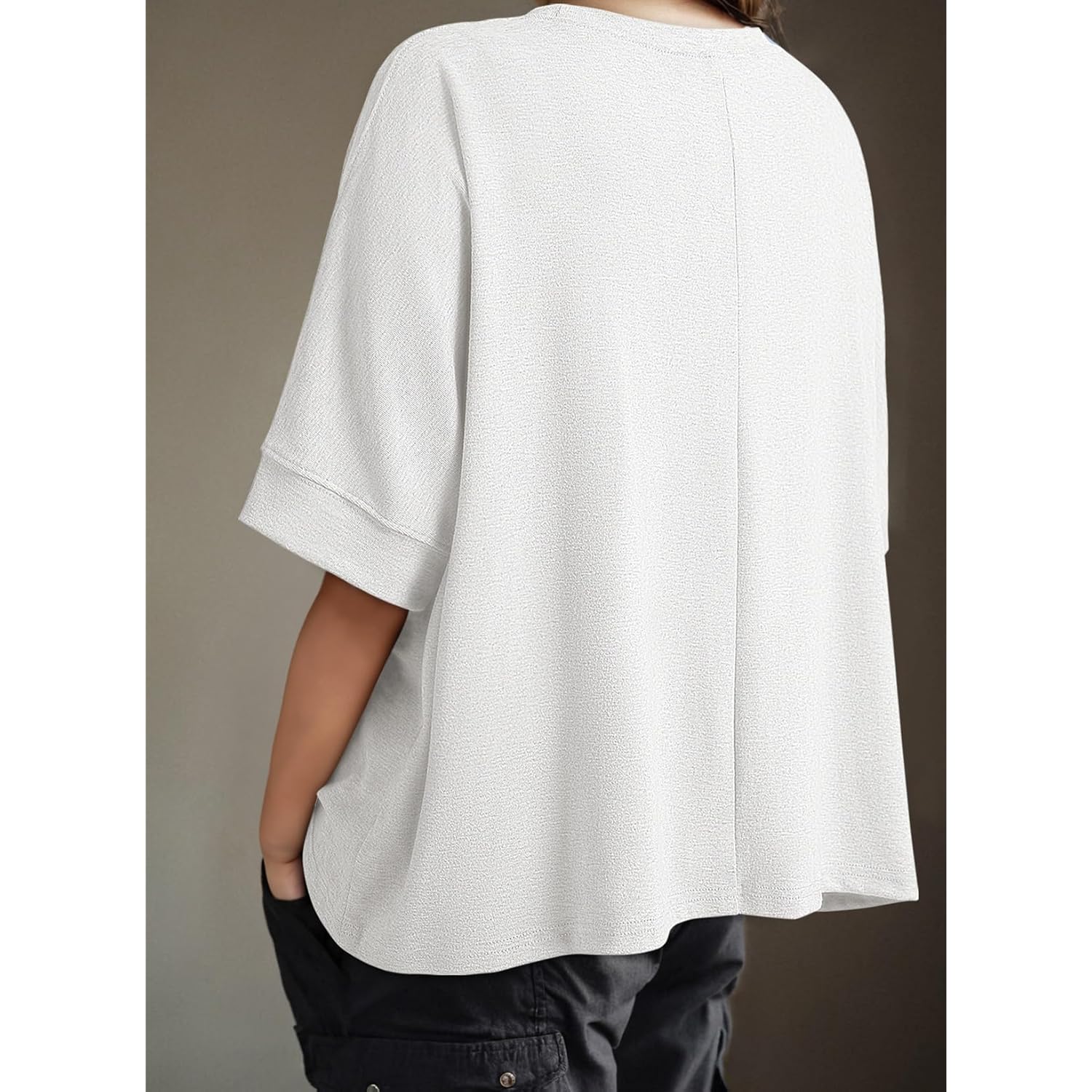 Dokotoo Summer shirt 2025 Dames Solid T shirt - Image 4