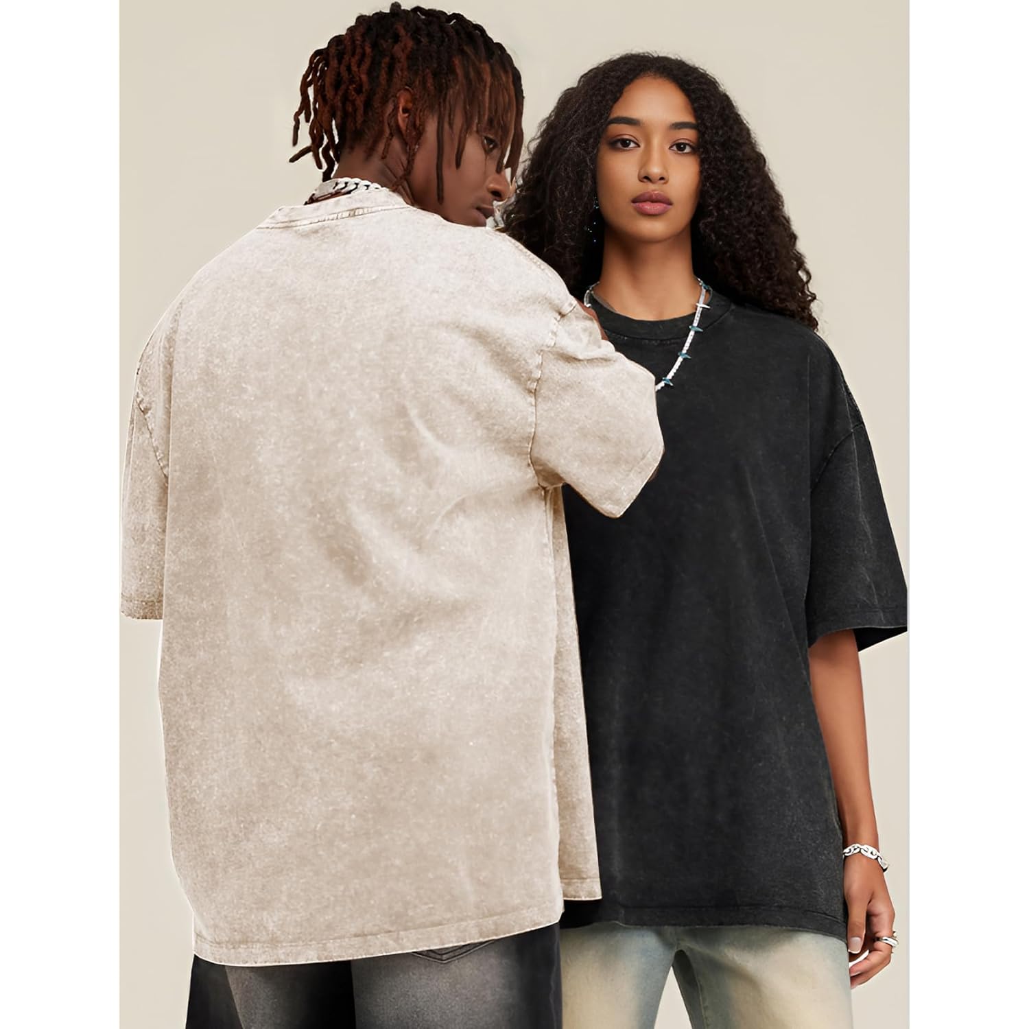 Heren t-shirt korte mouw oversized basic comfort dagelijks 2 - Image 3
