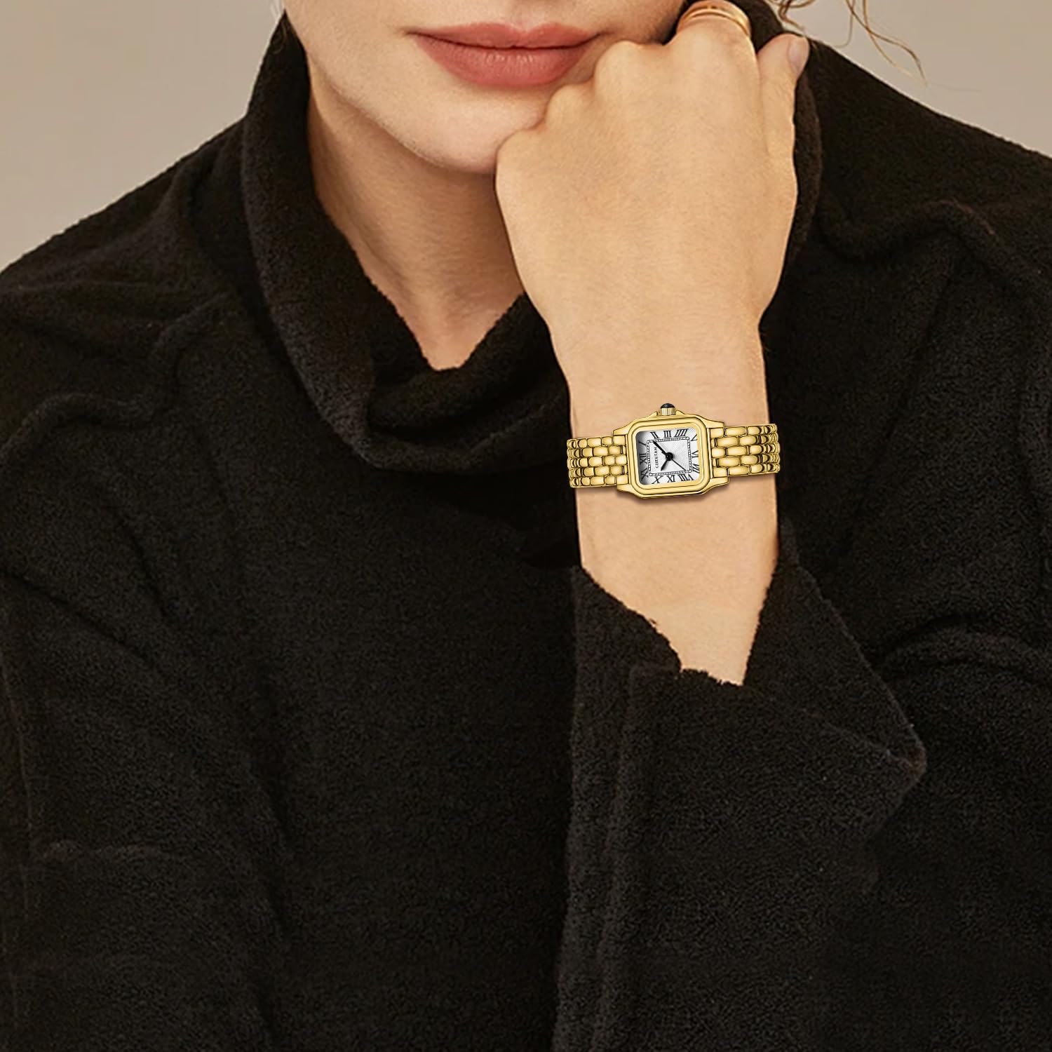 CHEETAH goud horloge for Dames with Small Vintage - Image 6