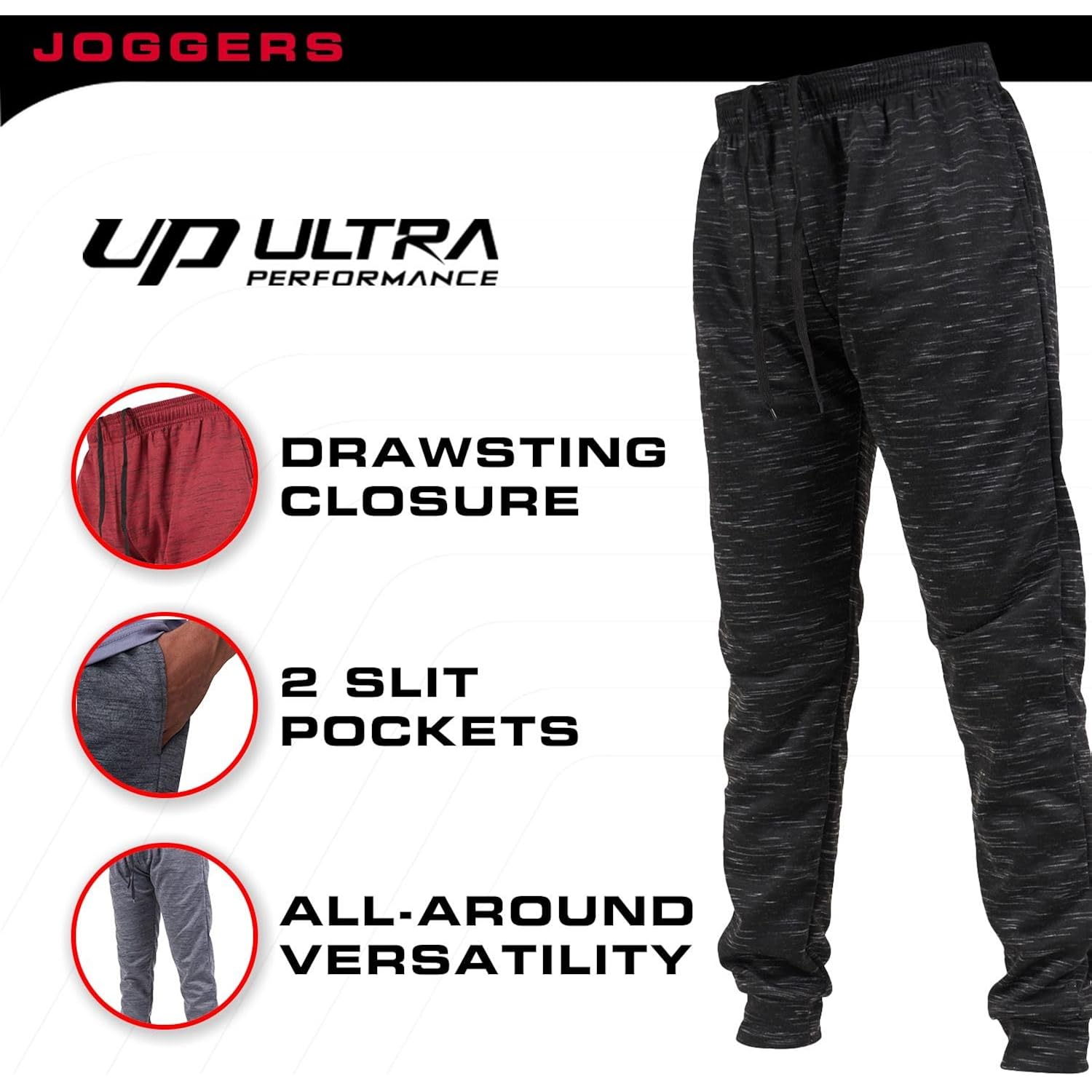 Ultra Performance 3 Pack Heren jogger Heren Athletic - Image 5