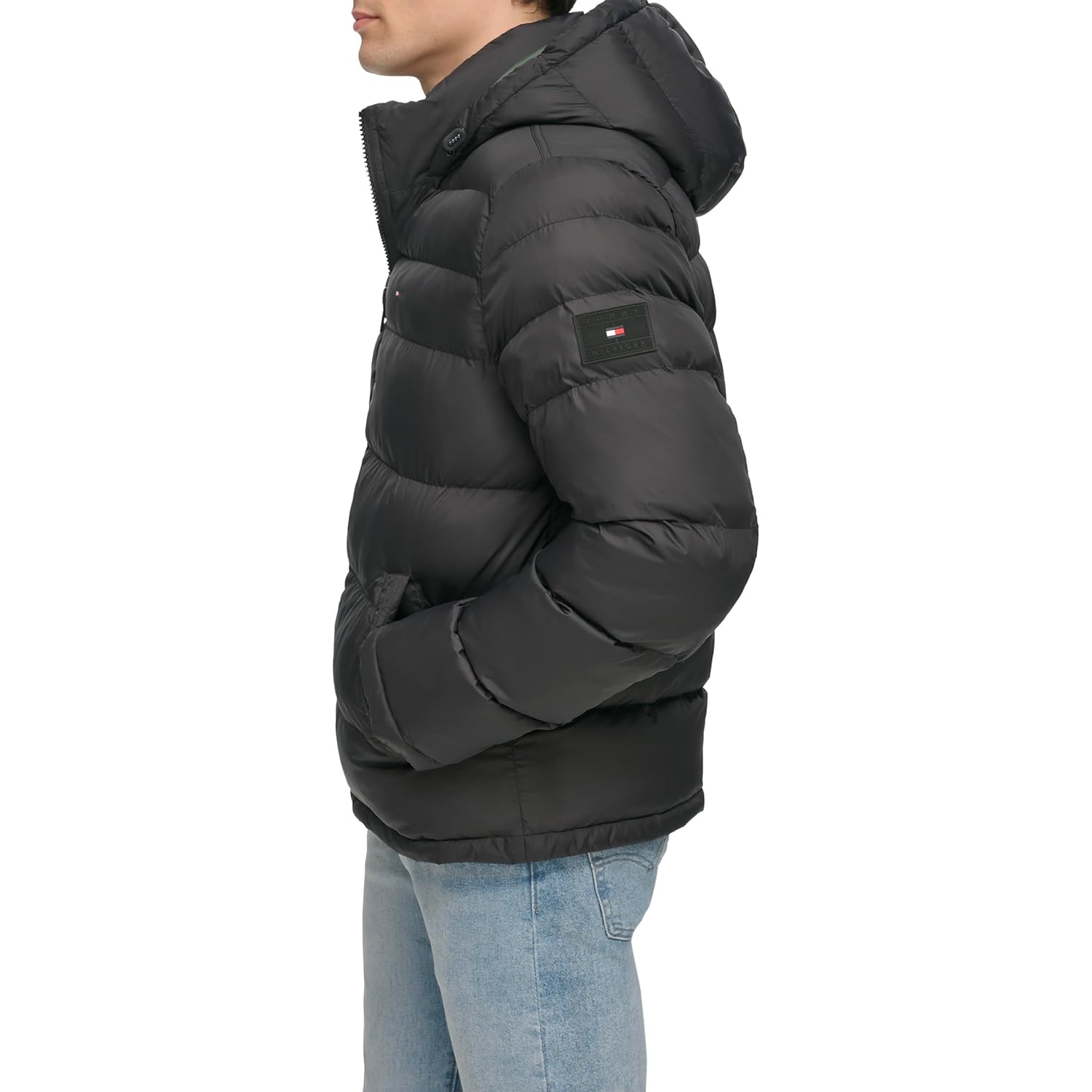 Tommy Hilfiger Heren dons Alternative capuchon puffer jas - Image 3