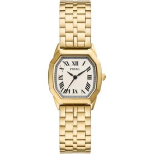 Fossil Dames Harlow Three-Hand roestvrij staal schakelband horloge