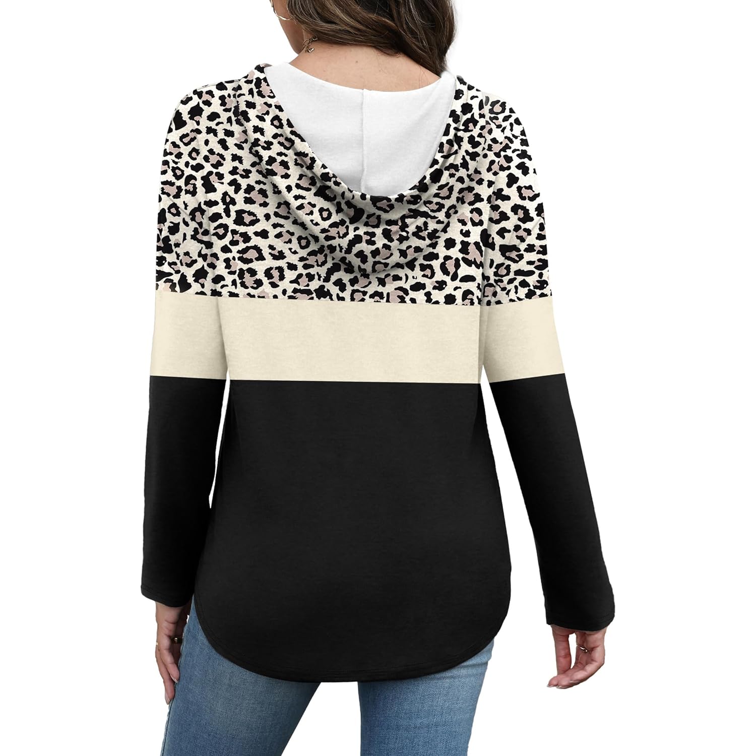 Bofell hoodie for Dames Long Sleeve Shirts Fall - Image 5