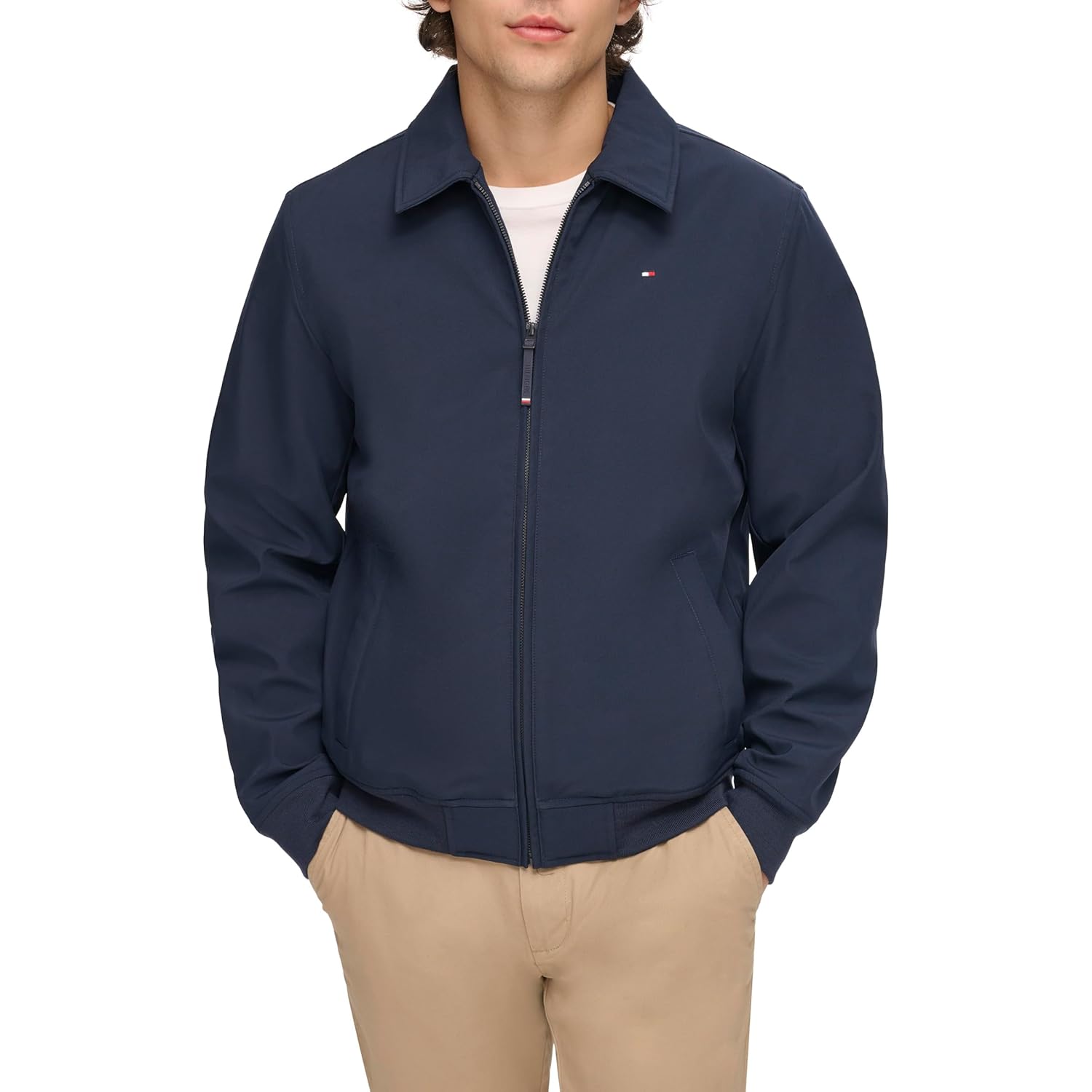 Tommy Hilfiger Heren lichtgewicht waterafstotend Varsity bomber jas - Image 2