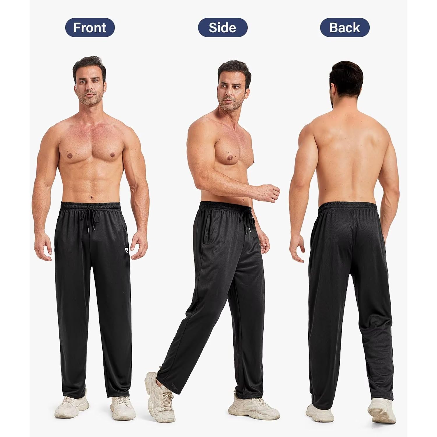 5 Pack Heren sweatpants Open Bottom jogger for - Image 2
