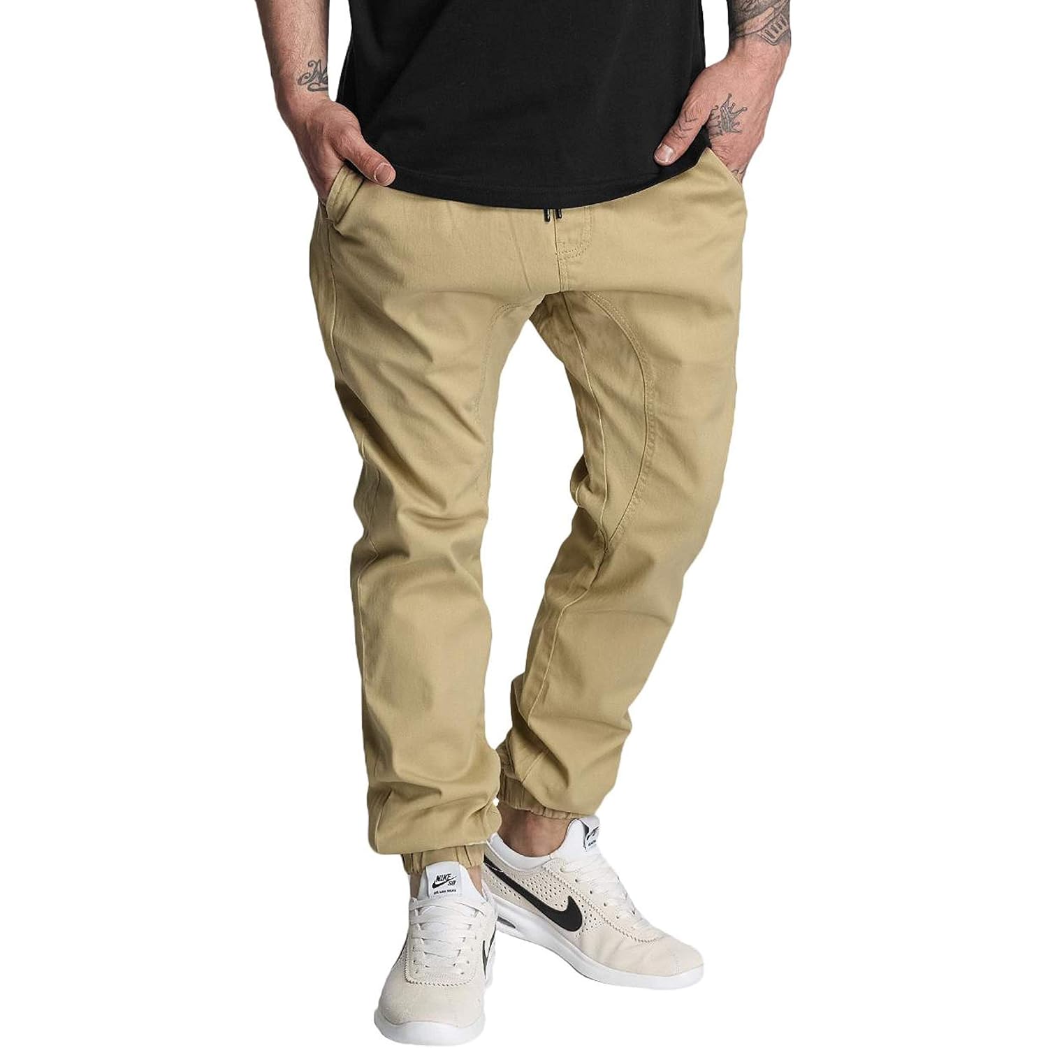 Southpole Heren Basic stretch Twill jogger Pants -