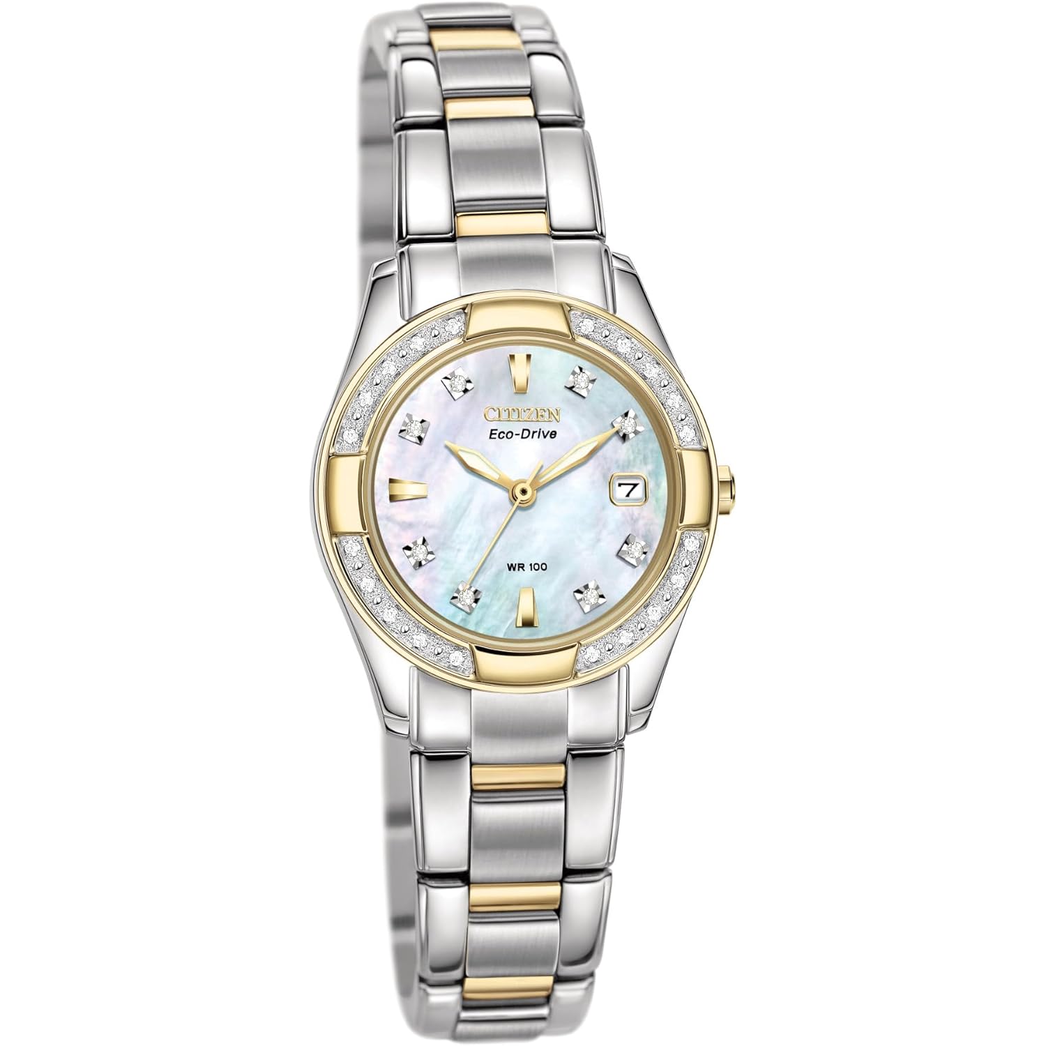Citizen Dames Eco-Drive Dress Classic Diamond horloge in - Image 2