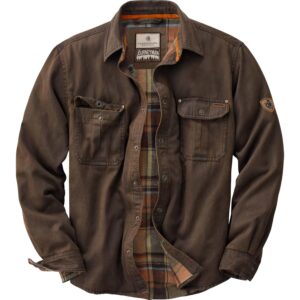 Legendary Whitetails Heren Flannel gevoerd Shirt jas Waxed