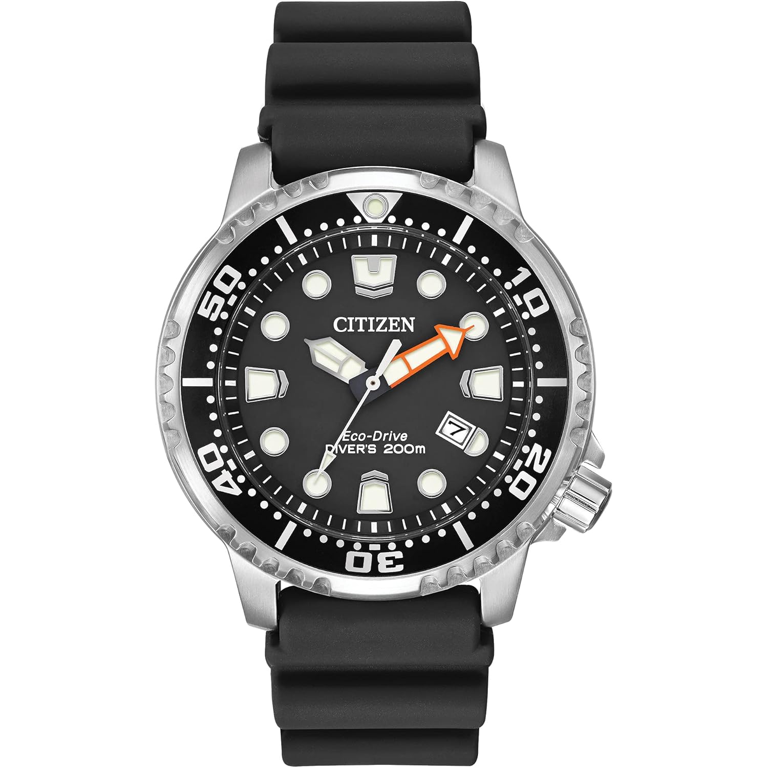 Citizen promaster dive eco-drive horloge, 3-hand date, iso