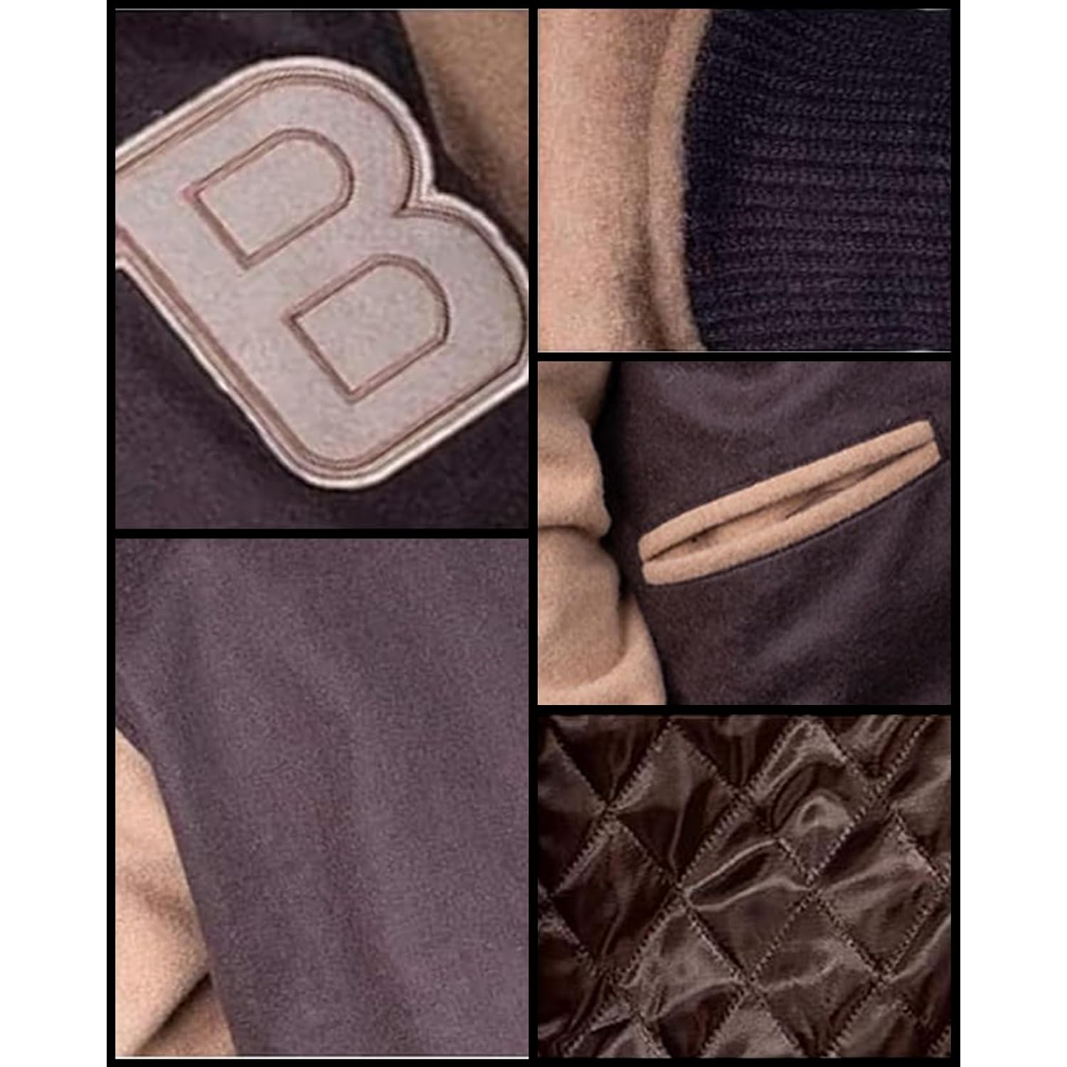 Heren Hotline Miami Varsity Letterman Fashion Wool bomber - Image 6