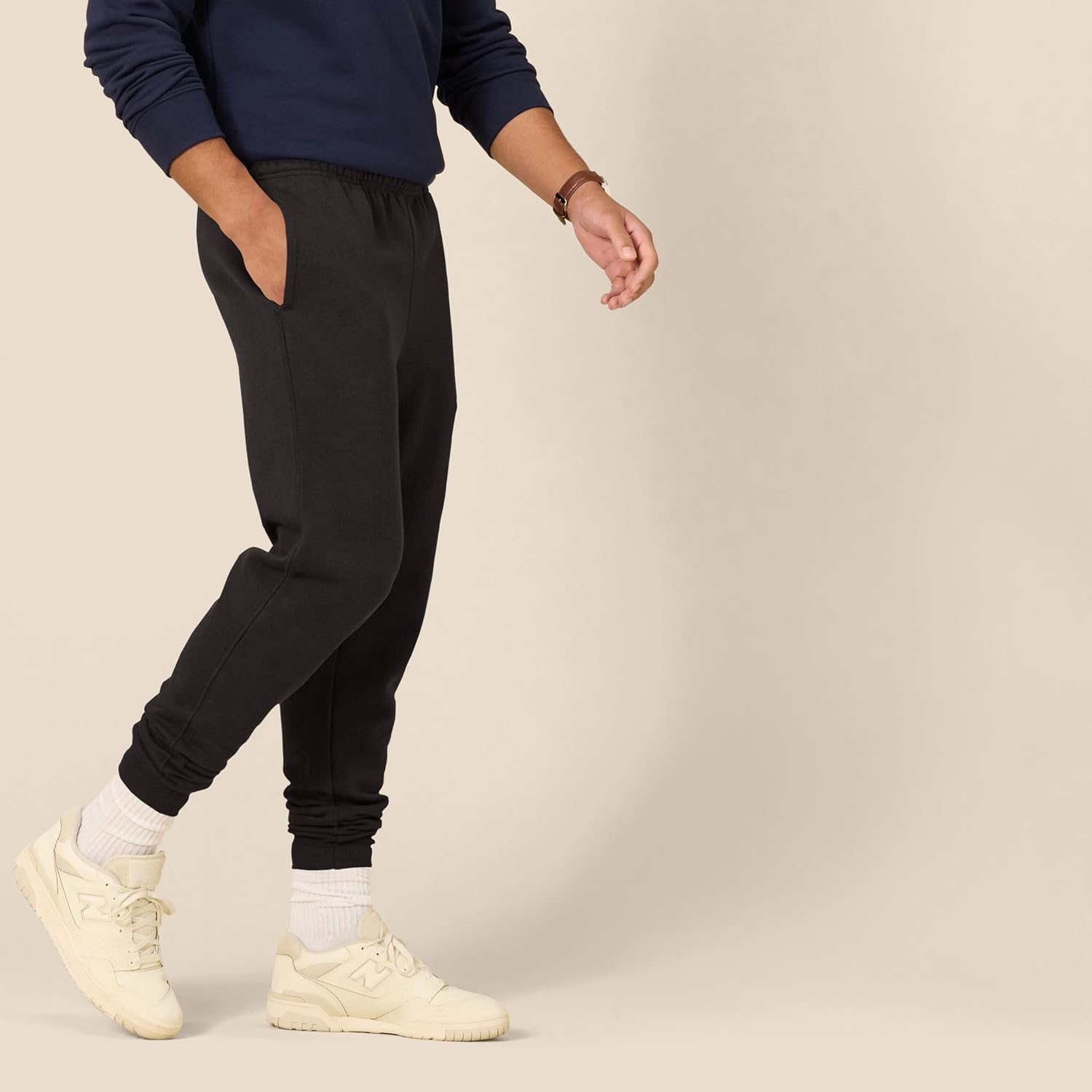 Amazon Essentials Heren Relaxed jogger sweatpants, fleece, Comfortable - Image 2