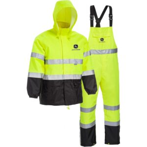 John Deere Hi-Visibility regen Suit, ANSI Class 3,