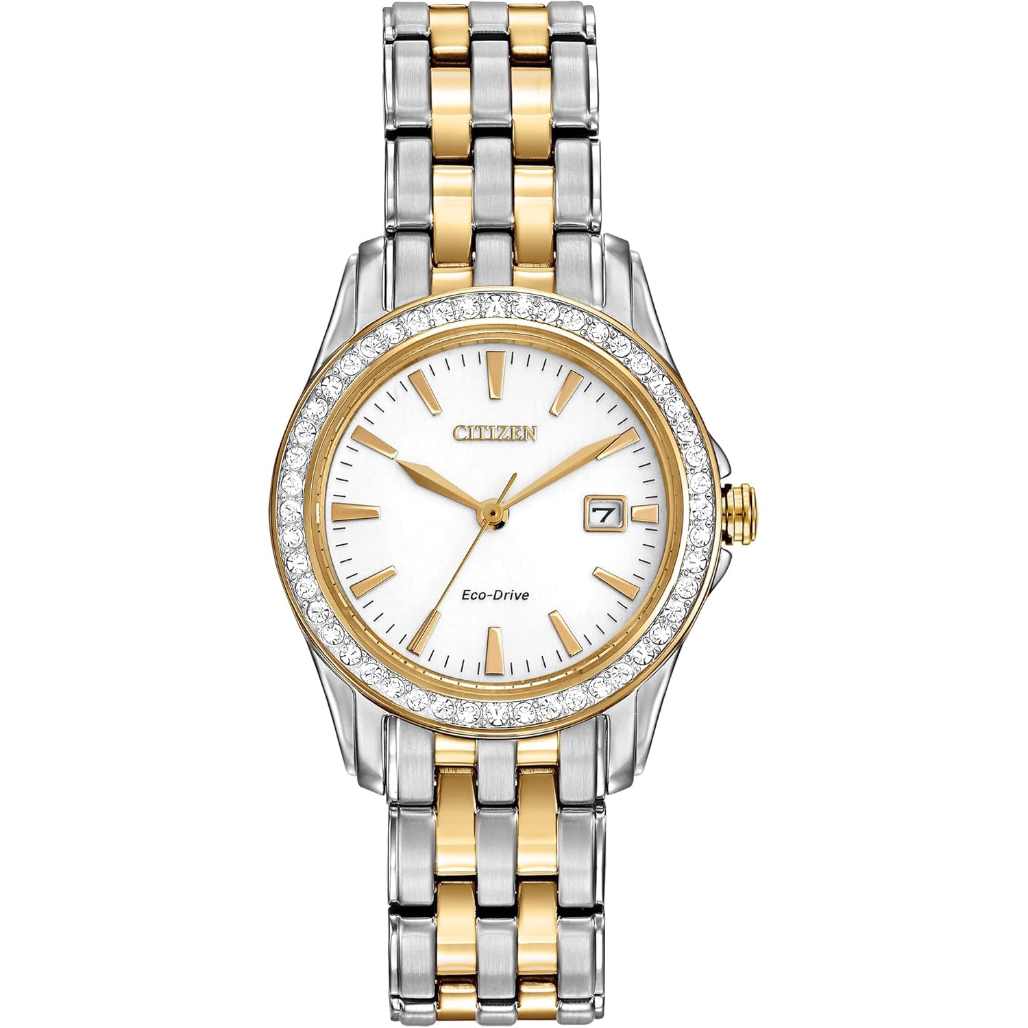 Citizen Dames Eco-Drive Dress Classic Crystal horloge in