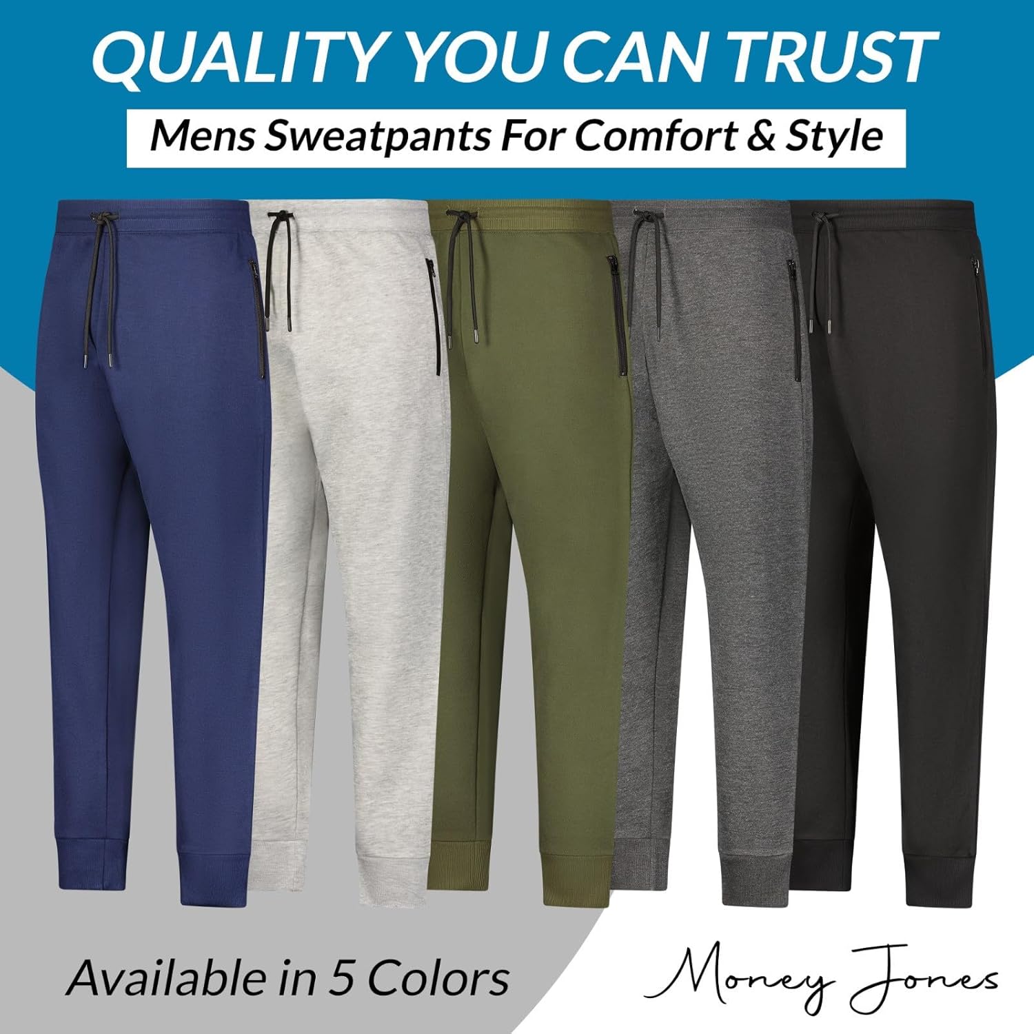 Sweatpants for Heren 3 Pack jogger - Heren - Image 7