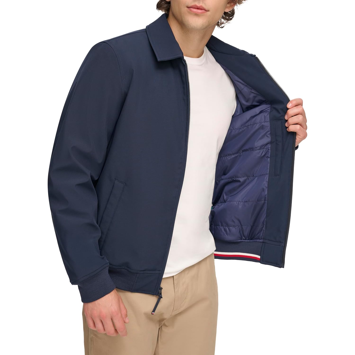 Tommy Hilfiger Heren lichtgewicht waterafstotend Varsity bomber jas - Image 5