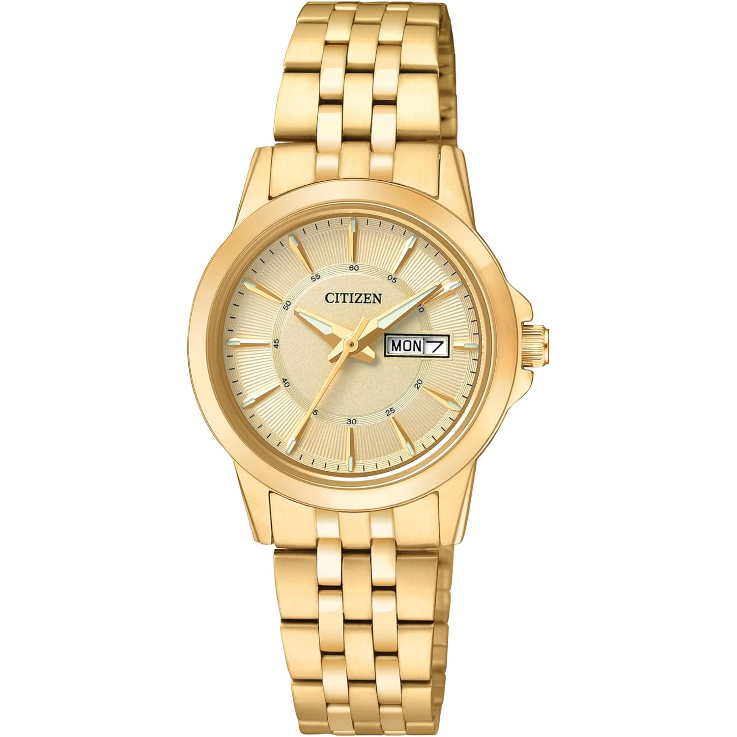 Citizen quartz Dames horloge, roestvrij staal, Classic, goud-Tone