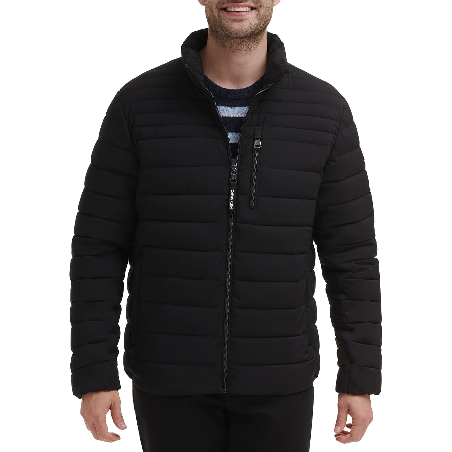 Calvin Klein Heren Full rits dons puffer mantel