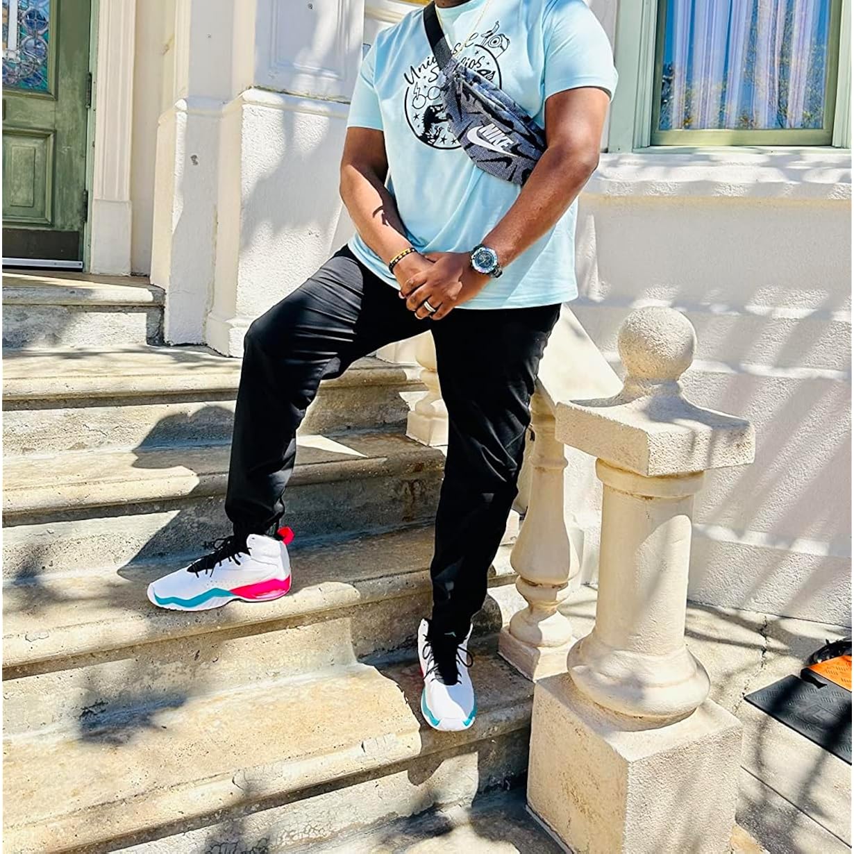 JMIERR Heren Casual jogger Pants - katoen trekkoord - Image 8