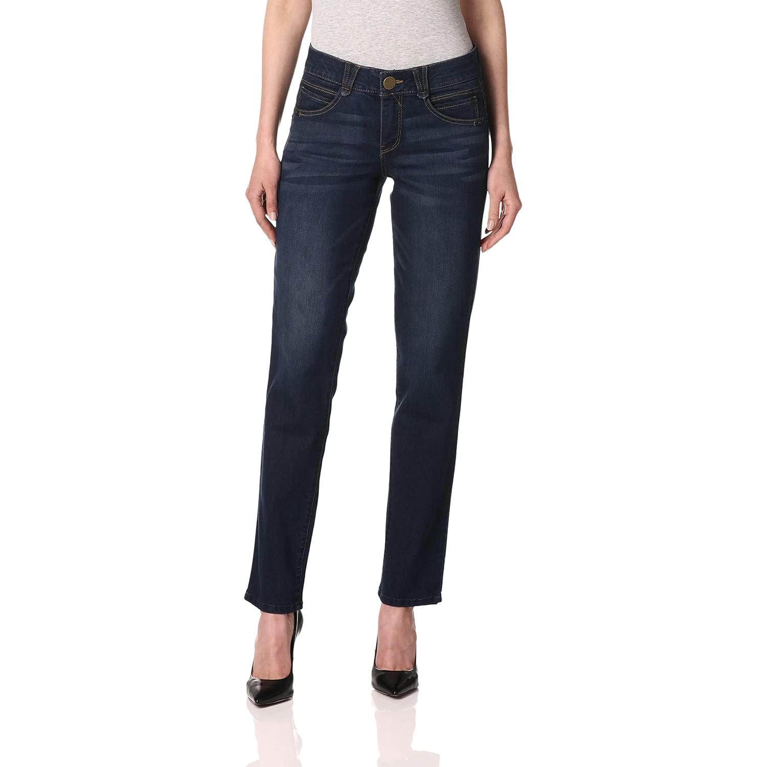 Democracy Dames Ab Solution straight Leg jeans