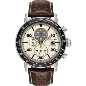 Citizen heren eco-drive weekender brycen chronograaf horloge roestvrij