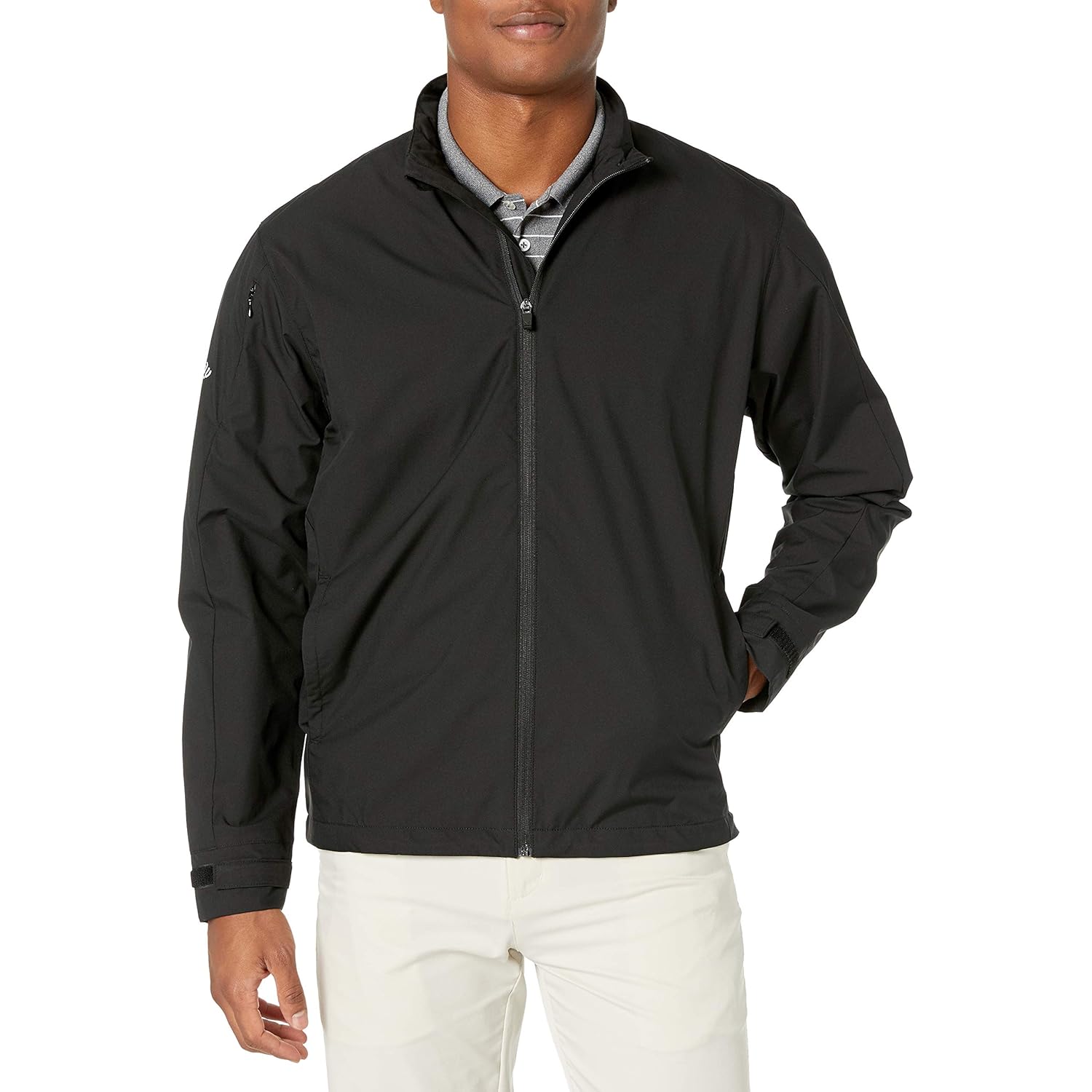 Callaway Heren’s lang Sleeve Full-rits Wind jas, Wind