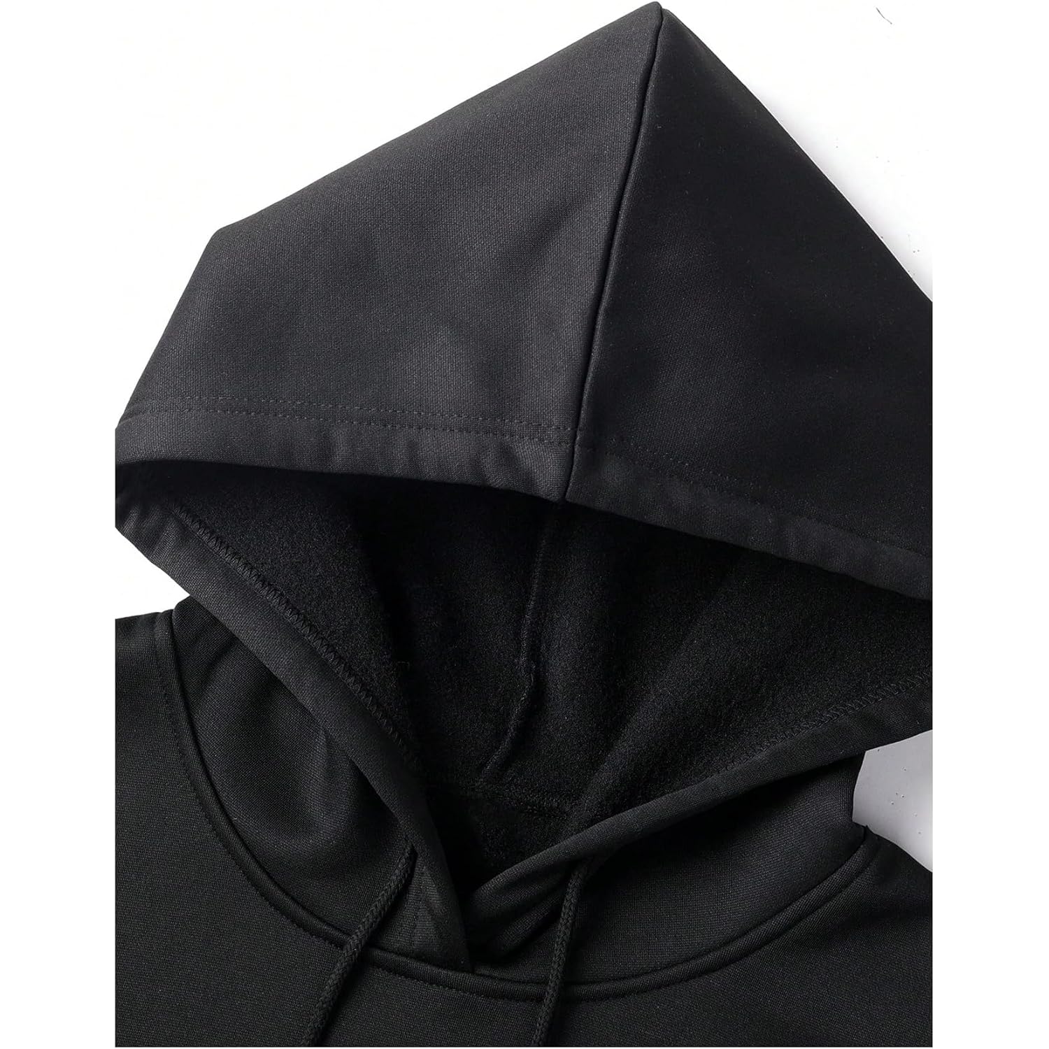 Heren hoodie Hoodies for Heren Graphic Print Drawstring Drop Shoulder Long Sleeve - Image 4