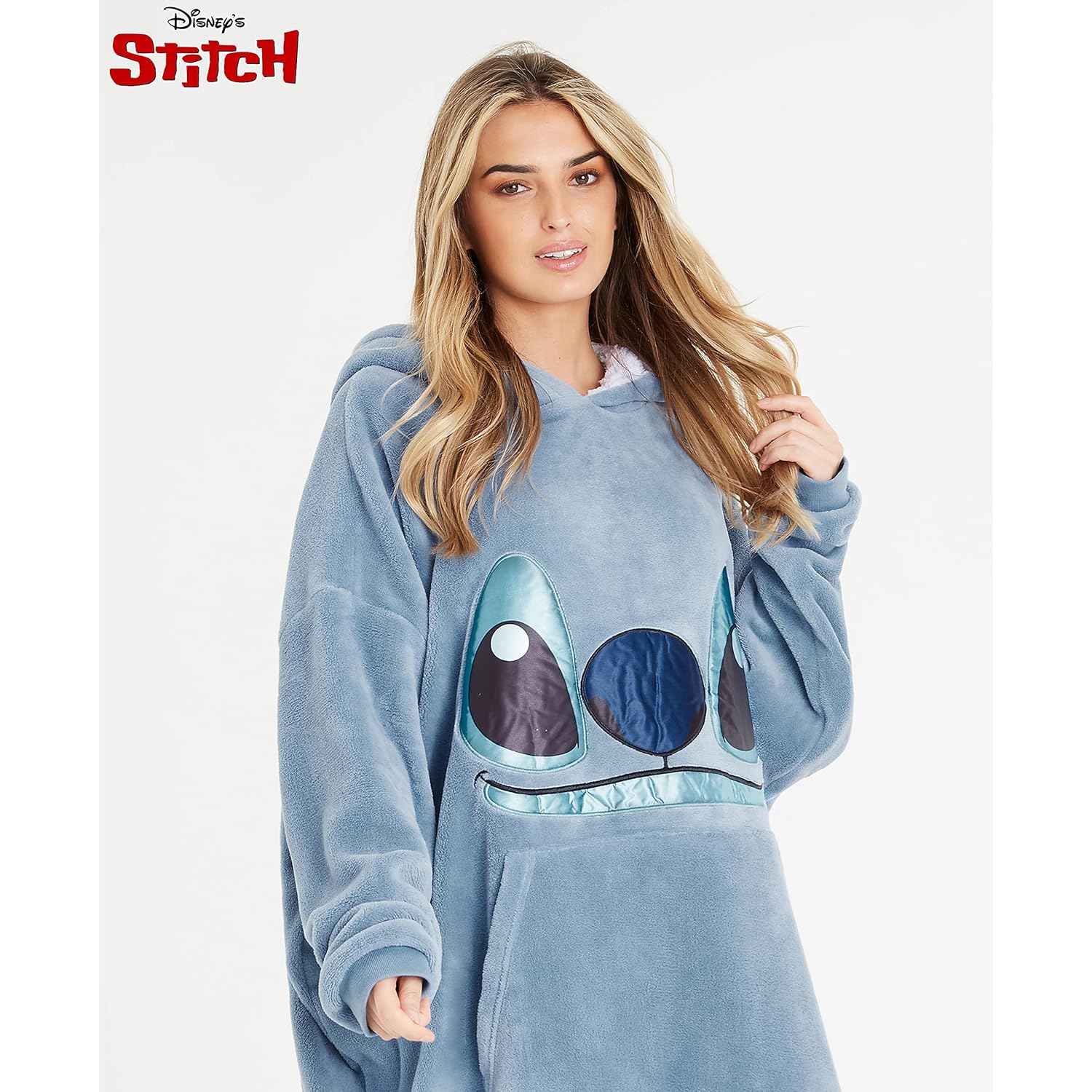 Disney Stitch Blanket hoodie for Dames Warm fleece - Image 3