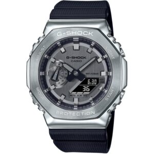 G-Shock Casio Metal Covered Octagonal zwart Resin Band