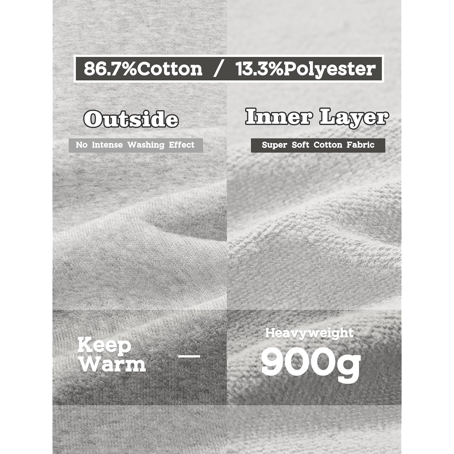 Heren Super Soft oversized Hoodie Acid Wash Hoodie Heavyweight Fashion Hoodies & - Image 5