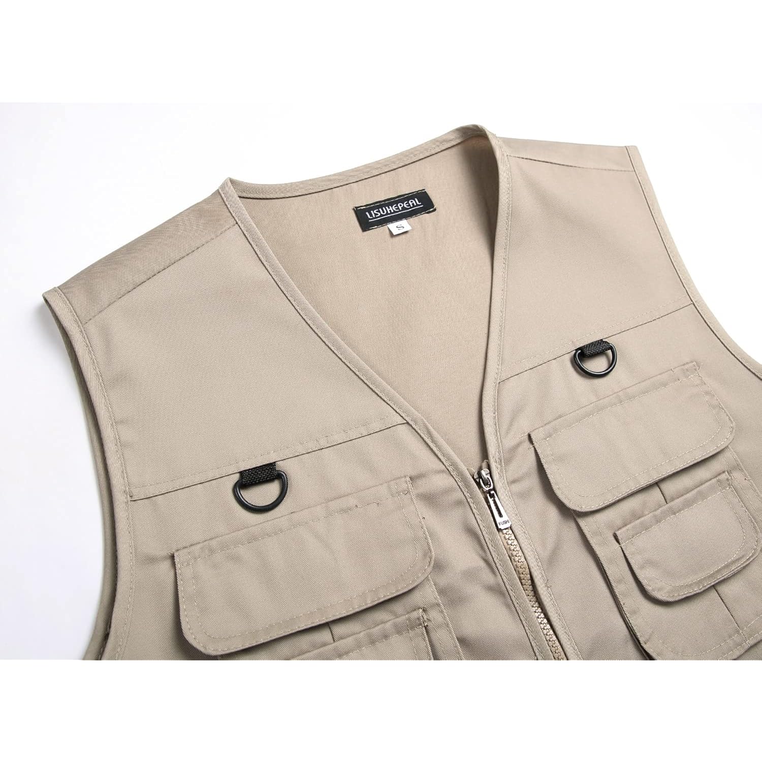 Heren’s Fishing Vest Summer Outdoor Work Safari Travel - Image 3