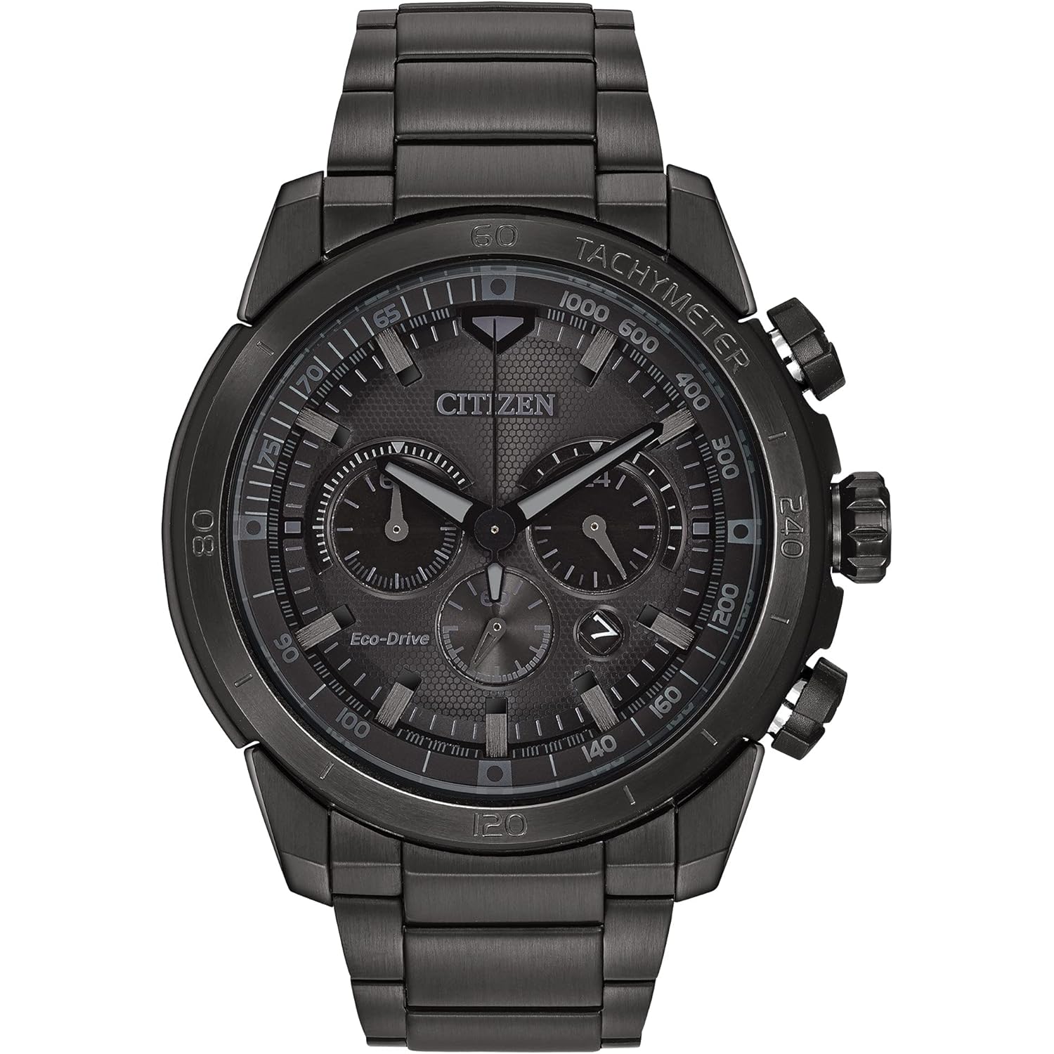 Citizen heren eco-drive weekender ecosphere chronograaf horloge in
