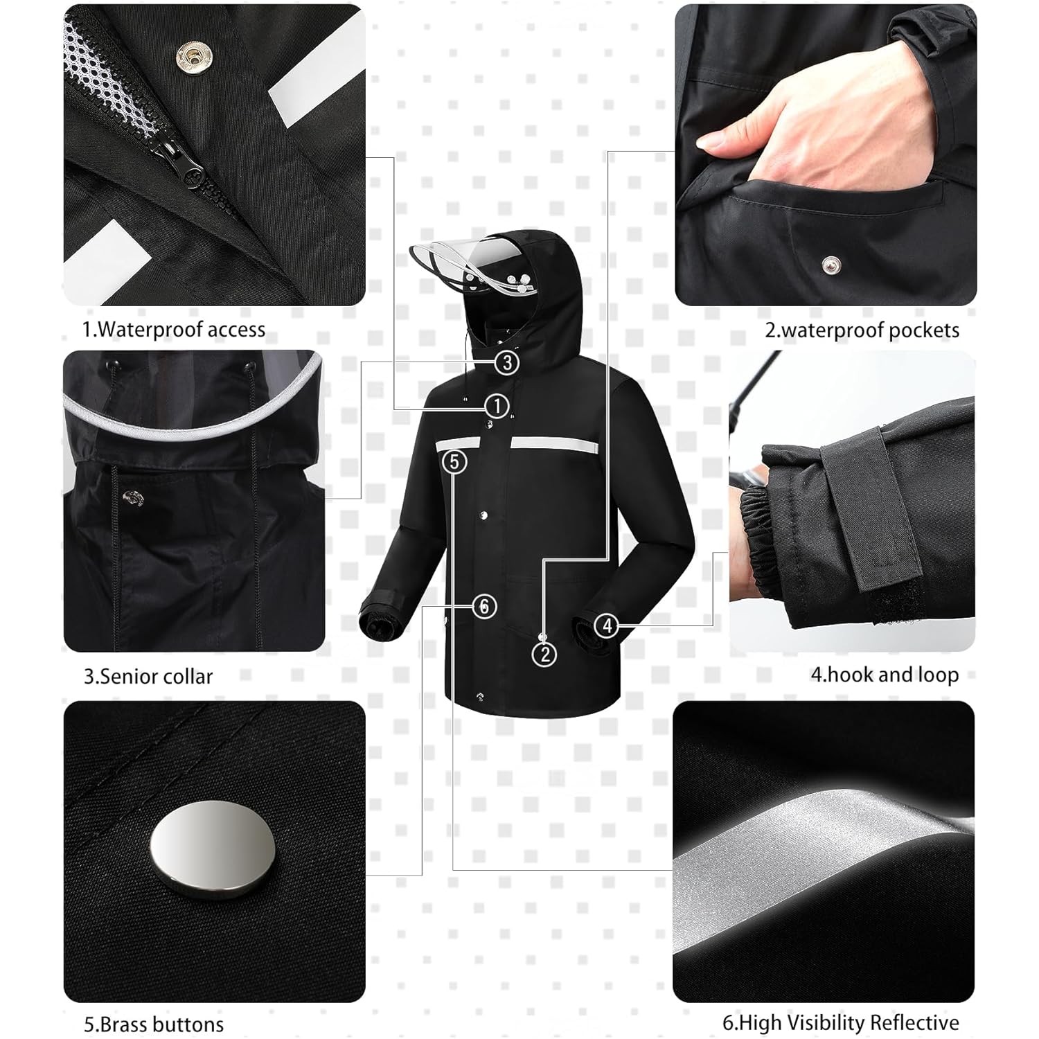 ICreek regen Suit waterdicht jas and Trouser Suit - Image 3