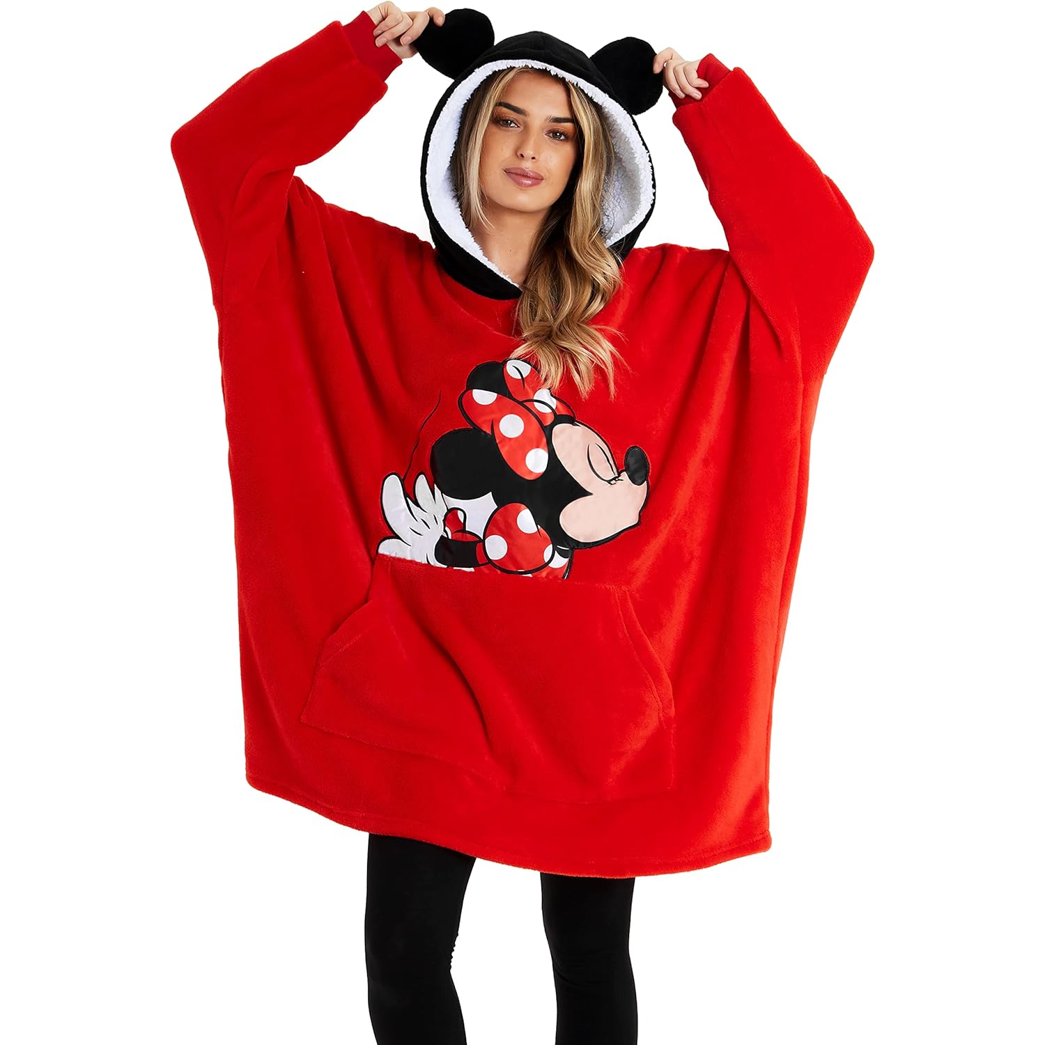 Disney Dames hoodie, oversized Blanket hoodie, Minnie and