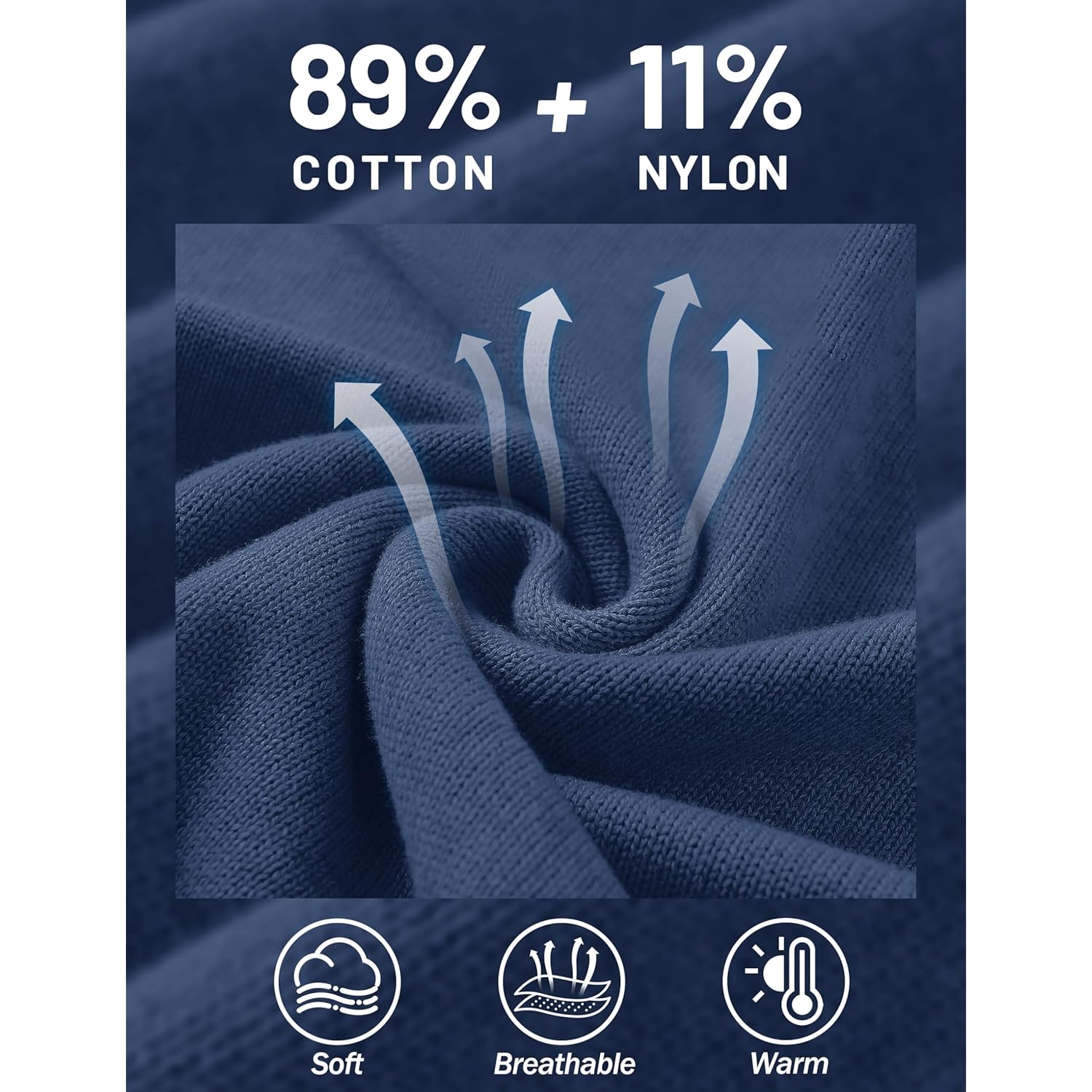 Heren hoodie zip pullover Lightweight Mock Neck Polo Sweater Long Sleeve Warm - Image 6