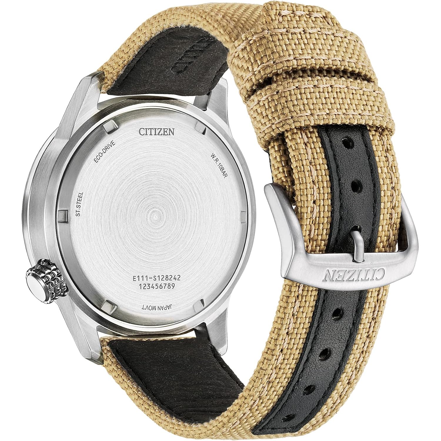 Citizen heren eco-drive weekender avion field horloge in - Image 3