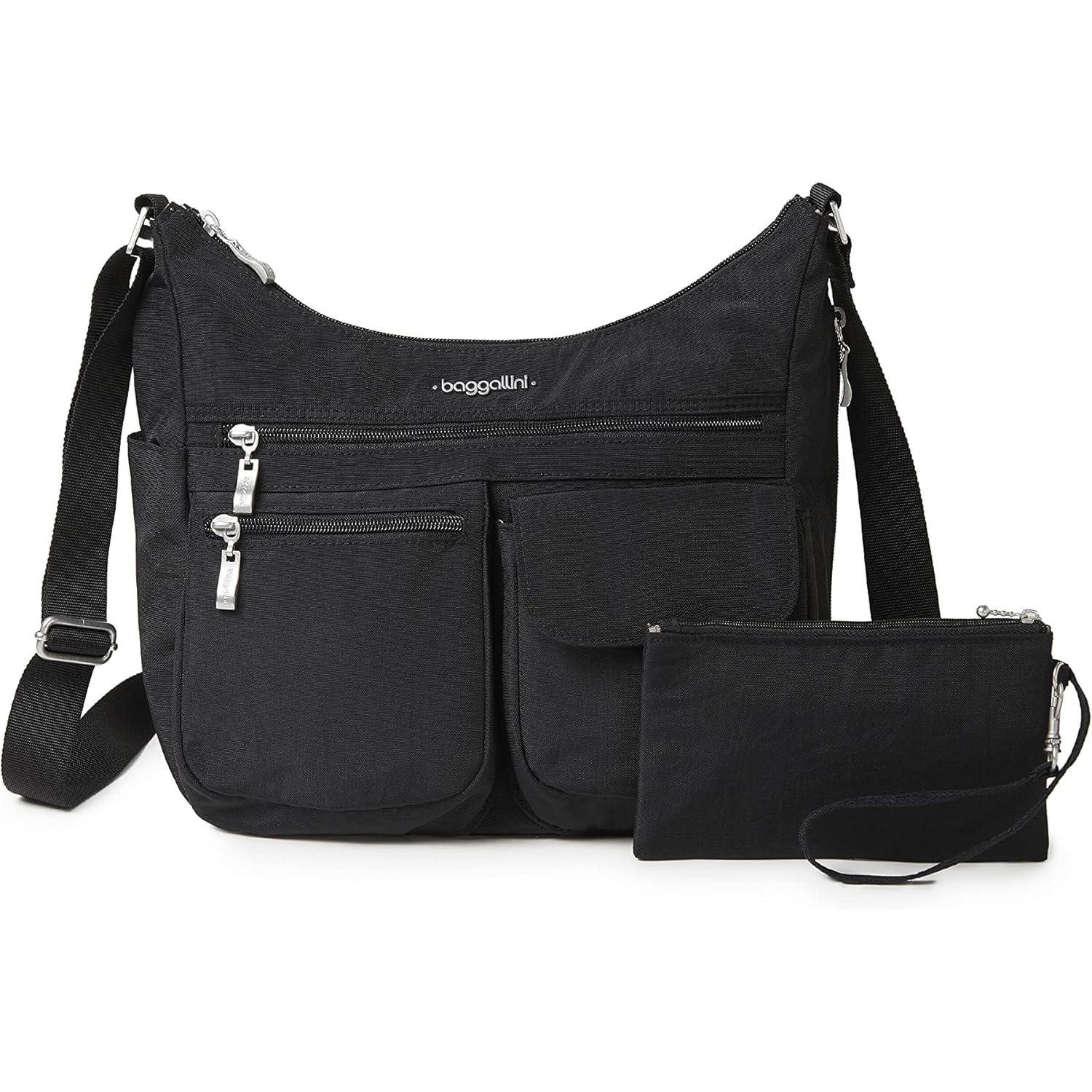 Baggallini Everywhere Bagg crossbody Dames 11x9 Lightweight nylon