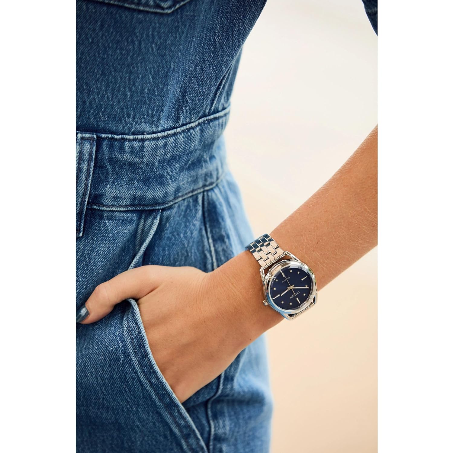 Citizen Dames Classic Eco-Drive horloge, roestvrij staal - Image 5