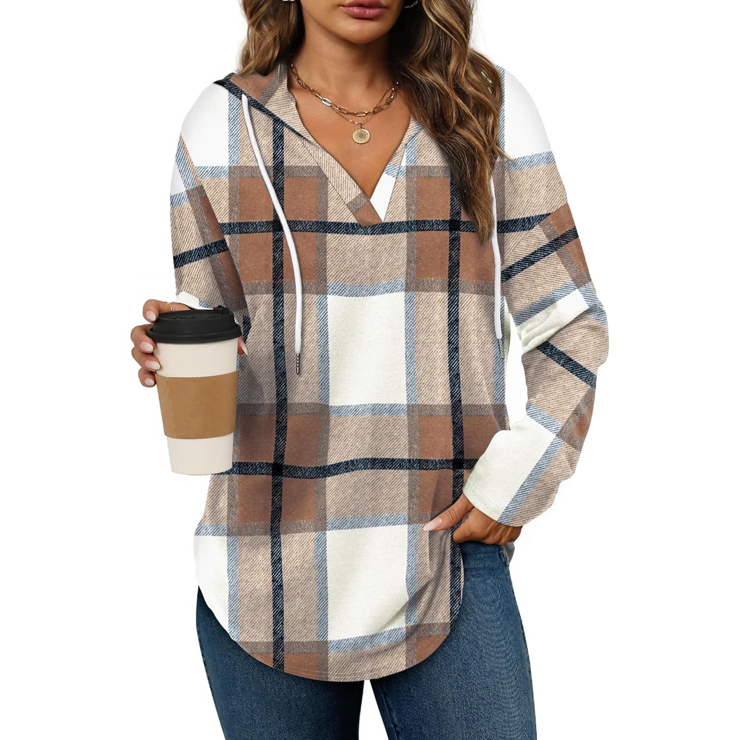 Bofell Dames Fashion Tops hoodie for Dames pullover