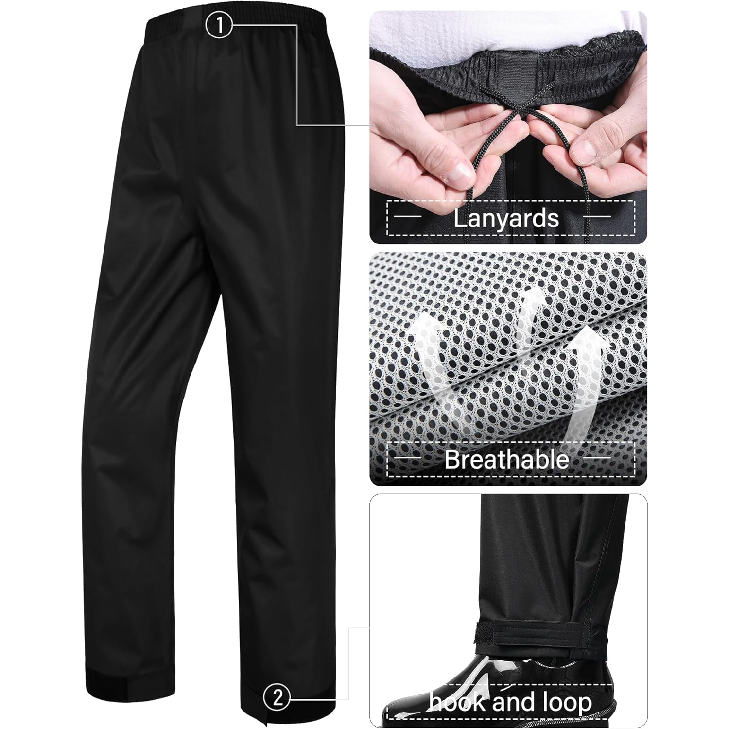 ICreek regen Suit waterdicht jas and Trouser Suit - Image 4