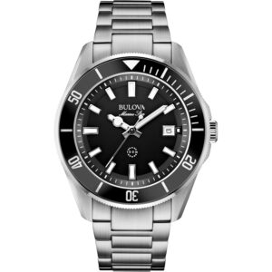 Bulova heren marine star 'series b' roestvrij staal