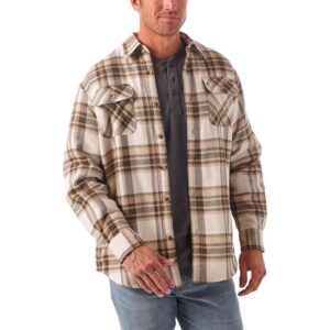 Wrangler Authentics Heren lang Sleeve Sherpa gevoerd Shirt